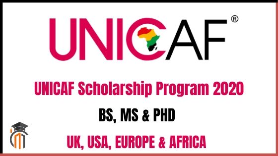 UNICAF Scholarship Program for African Students, 2020