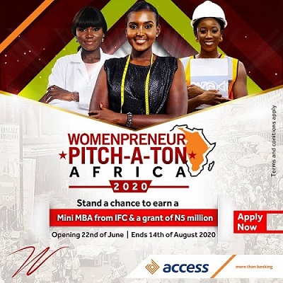 Womenpreneur Pitch-a-ton Africa 2020 Campaign (Stand a Chance to Win ₦5m & a Mini MBA)