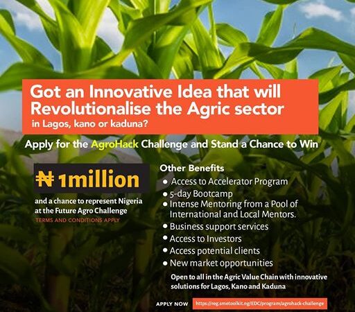 AgroHack Challenge (N1 Million + a Chance to Represent Nigeria at Future Agro Challenge)