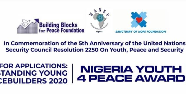 Nigeria Youth4Peace Awards 2020