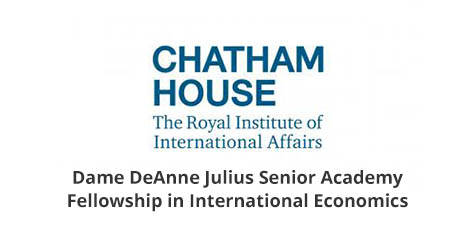 Dame DeAnne Julius Senior Academy Fellowship in International Economics (£5,000 Monthly Stipend)