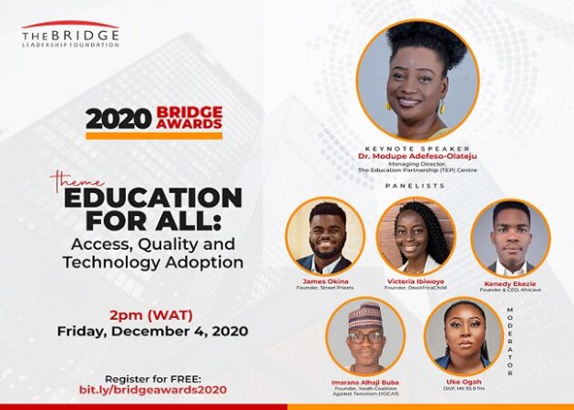 Bridge Awards 2020 – Education for All: Access, Quality and Technology Adoption!