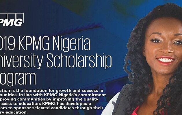 KPMG NIGERIA UNIVERSITY SCHOLARSHIP PROGRAM 2021 FOR YOUNG NIGERIANS