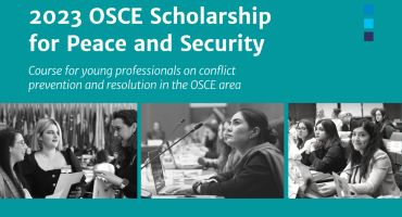 2023 OSCE Scholarship for Peace and Security