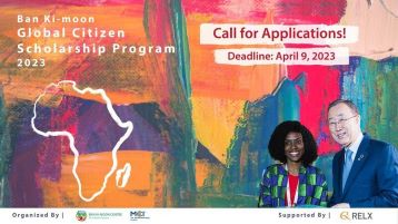 Global Citizen Scholarship Program 2023: Call for Young African Change-makers to address SDGs in their Communities