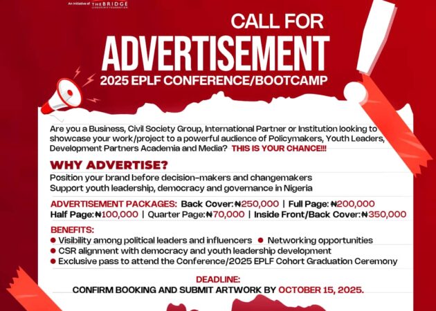 Advertise with Us at the 2025 Emerging Political Leaders Fellowship (EPLF) Conference/Bootcamp